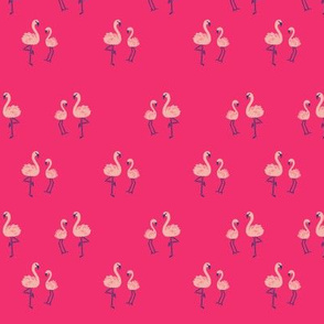 Hot pink flamingo