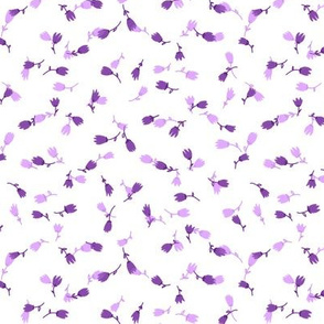 Sweet scatter floral purple