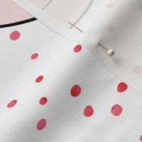 (jumbo scale) princess/prince pig - red dots