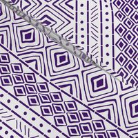 Ornate Purple Mud Cloth // Small