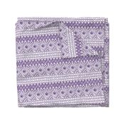 Ornate Purple Mud Cloth // Small