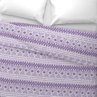 Ornate Purple Mud Cloth // Small