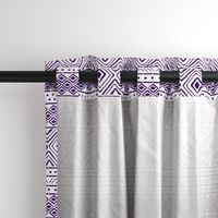 Ornate Purple Mud Cloth // Small