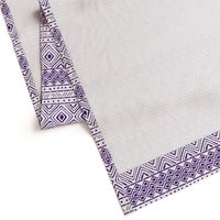 Ornate Purple Mud Cloth // Small