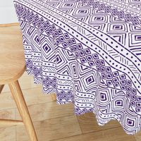 Ornate Purple Mud Cloth // Small