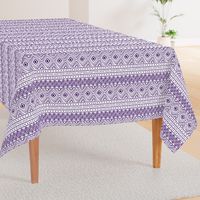 Ornate Purple Mud Cloth // Small