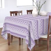 Ornate Purple Mud Cloth // Small