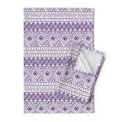 Ornate Purple Mud Cloth // Small