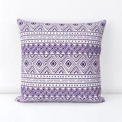 Ornate Purple Mud Cloth // Small