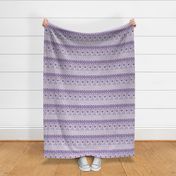 Ornate Purple Mud Cloth // Small