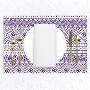 Ornate Purple Mud Cloth // Small