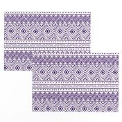 Ornate Purple Mud Cloth // Small