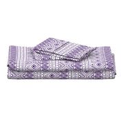 Ornate Purple Mud Cloth // Small