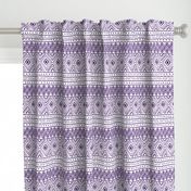 Ornate Purple Mud Cloth // Small