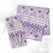 Ornate Purple Mud Cloth // Small