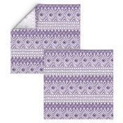 Ornate Purple Mud Cloth // Small