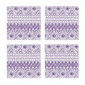 Ornate Purple Mud Cloth // Small