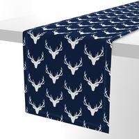 Navy + White Deer Antlers – Woodland Baby Nursery Kids Children baby Boy Bedding A