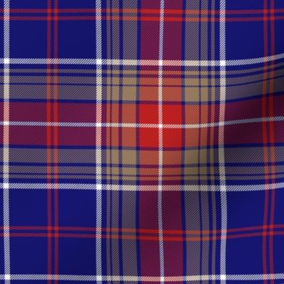 Largs district tartan, 6" bright