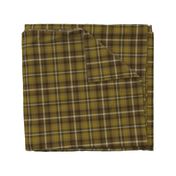 Bonnie Prince Charlie tartan, gold, 7"