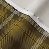 Bonnie Prince Charlie tartan, gold, 6"