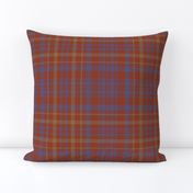 Campbell of Loudoun plaid from portrait, 10" weathered