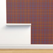 Campbell of Loudoun plaid from portrait, 10" weathered