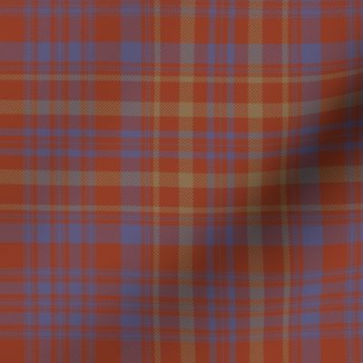 Campbell of Loudoun plaid from portrait, 7" weathered