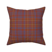 Campbell of Loudoun plaid from portrait, 7" weathered