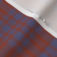 Campbell of Loudoun plaid from portrait, 12" weathered