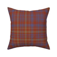 Campbell of Loudoun plaid from portrait, 12" weathered