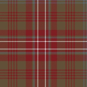 Janet Wilson 1780 tartan, 10" weathered