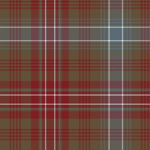 Janet Wilson 1780 tartan, 7" weathered