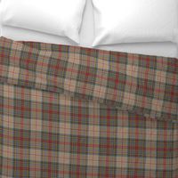 Prince Charles Edward tartan, 1745, 7" weathered