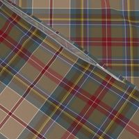 Prince Charles Edward tartan, 1745, 7" weathered