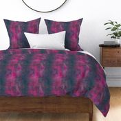 fuschia blue stripe distress