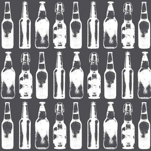 Beer Bottles on Charcoal