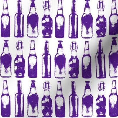 Purple Beer Bottles 