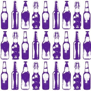 Purple Beer Bottles 