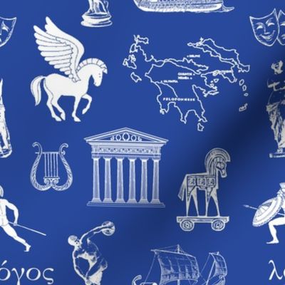 Ancient Greece // Dark Blue