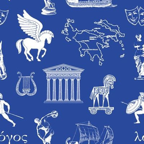 Ancient Greece // Dark Blue