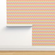 Pastel colors retro waves