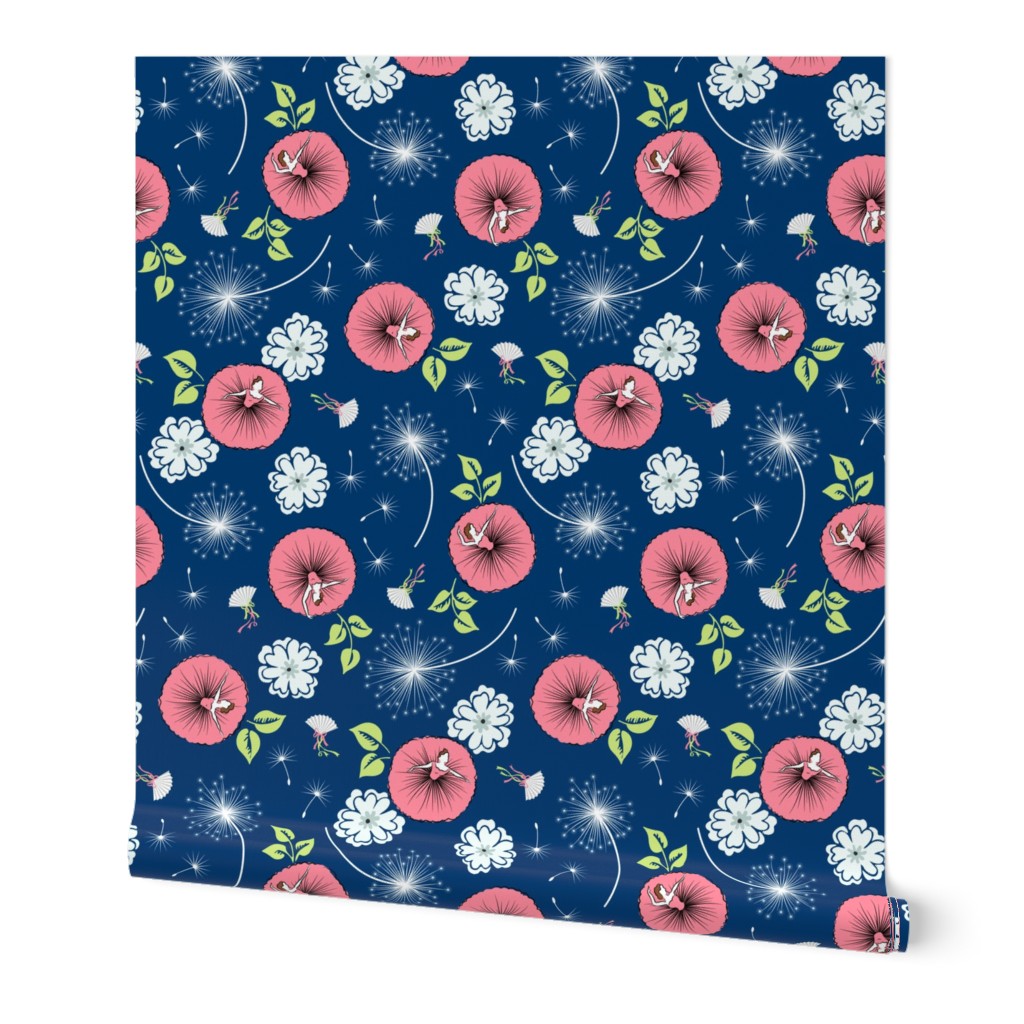 Ballerina Garden (Navy)