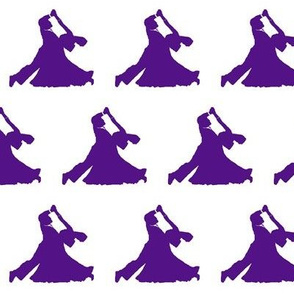 Purple Ballroom Dancers // Small