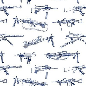 Blue Machine Guns // Small