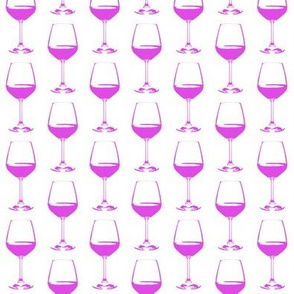 Pink Wine Glass // Small