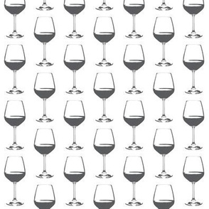 Grey Wine Glass // Small