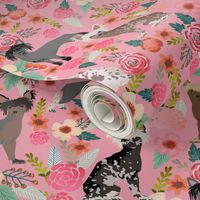 chinese crested (Smaller) dog cute pink florals flowers dog fabric girly sweet hairless dogs