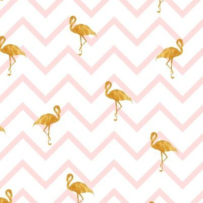 Gold flamingo 