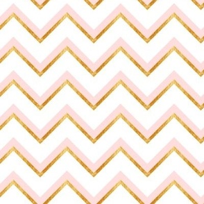 Gold and pink abstract pattern